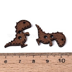 2-Hole Dinosaur Wood Buttons&nbsp;BUTT-Q046-05B