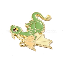 Alloy Enamel Pendants&nbsp;X-ENAM-A143-10KCG-01