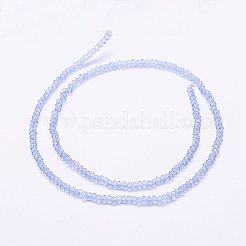 Transparent Glass Beads Strands&nbsp;X-EGLA-K010-A04