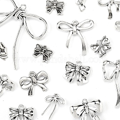 80Pcs 16 Styles Tibetan Style Alloy Pendants&nbsp;TIBEP-FS0001-31