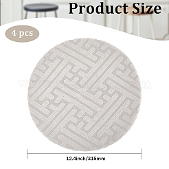 Flannel Stool Cover&nbsp;AJEW-WH20816-066C