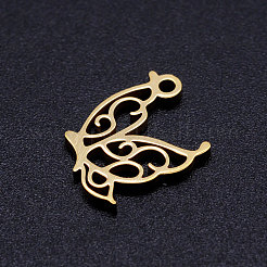 201 Stainless Steel Hollow Pendants&nbsp;STAS-Q201-JN277-2