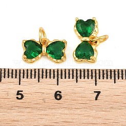Brass Glass Pendants&nbsp;KK-K340-48G-05