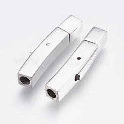 Tarnish Resistant 304 Stainless Steel Bayonet Clasps&nbsp;STAS-E427F-3P