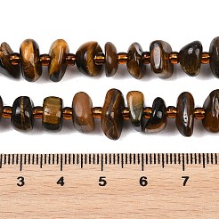 Natural Tiger Eye Beads Strands&nbsp;G-P619-B01-01
