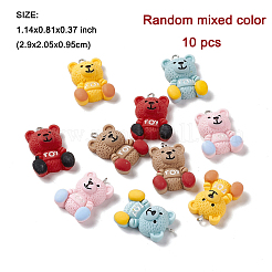 10Pcs Opaque Resin Pendants&nbsp;RESI-FP0001-23