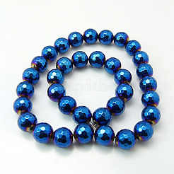 Non-Magnetic Synthetic Hematite Beads Strands&nbsp;G-C018-12mm