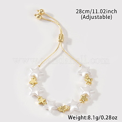 Handmade Brass Snake Chain Slider Bracelets&nbsp;HO8989