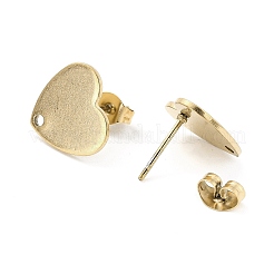 Ion Plating(IP) 304 Stainless Steel Stud Earring Findings&nbsp;LS-STAS-I183-07B-07G