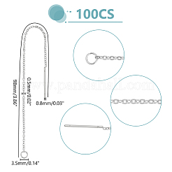 304 Stainless Steel Earring Findings&nbsp;STAS-UN0002-28P