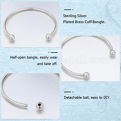 6Pcs Brass Cuff Bangle Making&nbsp;KK-BBC0022-74
