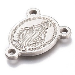 Tarnish Resistant 201 Stainless Steel Chandelier Component Links&nbsp;STAS-Z019-25P