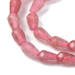 Natural Strawberry Quartz Beads Strands&nbsp;G-C080-B01-01A