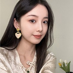 Valentine's Day Alloy Dangle Stud Earrings&nbsp;WG75611-01