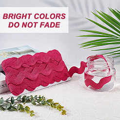 10 Yard Polyester Wavy Fringe Trim Ribbon&nbsp;SRIB-GF0001-38F