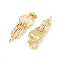 Brass Enamel Pendants&nbsp;X-KK-Z140-13G