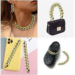 100Pcs Acrylic Linking Rings&nbsp;SACR-CJ0001-34