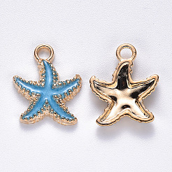 Alloy Enamel Pendants&nbsp;X-ENAM-S121-023-M