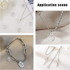 201 Stainless Steel Charms&nbsp;STAS-UN0022-96G