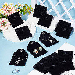Square Velvet Jewelry Pouches&nbsp;LS-ABAG-WH0012-05B