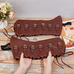 Imitation Leather & Iron Boot Cover&nbsp;AJEW-WH20005-20A