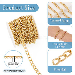 5m Oxidation Aluminum Textured Curb Chains&nbsp;CHA-TA0001-38