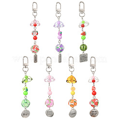 Handmade Polymer Clay & Acrylic & Resin & Glass Pendant Decorations&nbsp;KEYC-FS00037-05