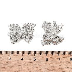 Brass Micro Pave Clear Cubic Zirconia Beads&nbsp;KK-Z059-03P