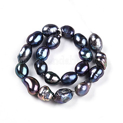 Natural Cultured Freshwater Pearl Beads Strands&nbsp;PEAR-N014-06G-05