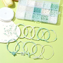 DIY Glass Seed Beads Bracelets Jewelry Making Kit&nbsp;DIY-FS0007-64