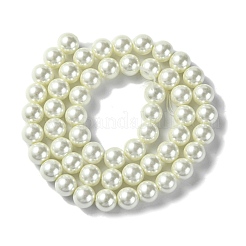 Eco-Friendly  Dyed Glass Pearl Round Beads Strands&nbsp;HY-A002-8mm-RB011