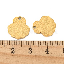 Ion Plating(IP) 304 Stainless Steel Charms&nbsp;STAS-S135-01G