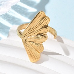 304 Stainless Steel Cuff Rings&nbsp;RJEW-P150-06G