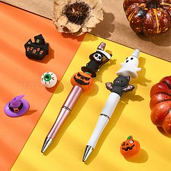 8Pcs 8 Styles Halloween Silicone Focal Beads&nbsp;SIL-CJ0003-21