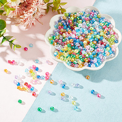 720pcs 12 Colors Eco-Friendly Transparent Acrylic Beads&nbsp;TACR-GO0001-01