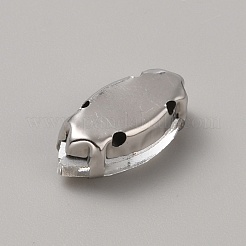 Sew on Rhinestone&nbsp;GGLA-WH0035-02E
