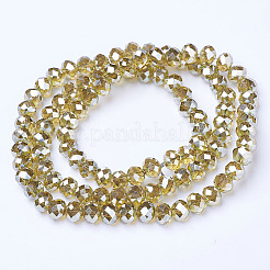 Electroplate Glass Beads Strands&nbsp;EGLA-A034-T4mm-C06
