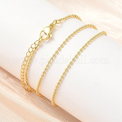1.5MM Brass Ball Chain Necklaces&nbsp;NJEW-Z097-03G