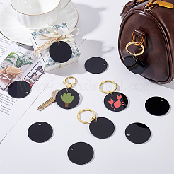 Opaque Acrylic Pendants&nbsp;SACR-WH0006-32B-02