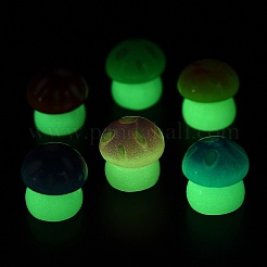Luminous Resin Mushroom Ornament&nbsp;RESI-F045-06B