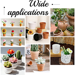 12Pcs Wooden Vase Miniature Ornaments&nbsp;DIY-GF0014-36
