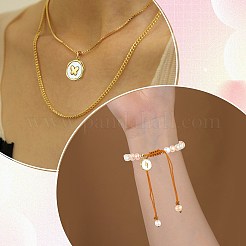 5Pcs 304 Stainless Steel Pendants&nbsp;STAS-SZ0003-46G-04