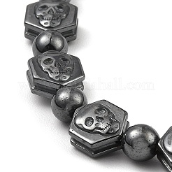 Synthetic Non-Magnetic Hematite Beaded Bracelets&nbsp;BJEW-E084-10