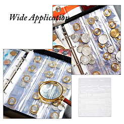 30 Grid PVC Coin Collection Loose Leaf&nbsp;AJEW-WH0270-976