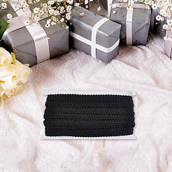 13M Polyester Centipede Lace Ribbons&nbsp;SRIB-WH0011-223C