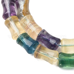 Natural Colorful Fluorite Beads Strands&nbsp;G-H051-B01-02