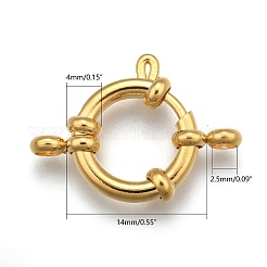 304 Stainless Steel Spring Ring Clasps&nbsp;STAS-H558-29G