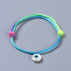 Adjustable Nylon Cord Bracelet Sets&nbsp;BJEW-JB04364-04