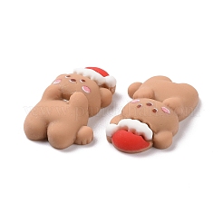 Christmas Theme Opaque Resin Cabochons&nbsp;CRES-M013-04