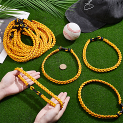16Pcs Polyester Cord Braided Bead Bracelets for Men Women&nbsp;BJEW-UN0001-87B